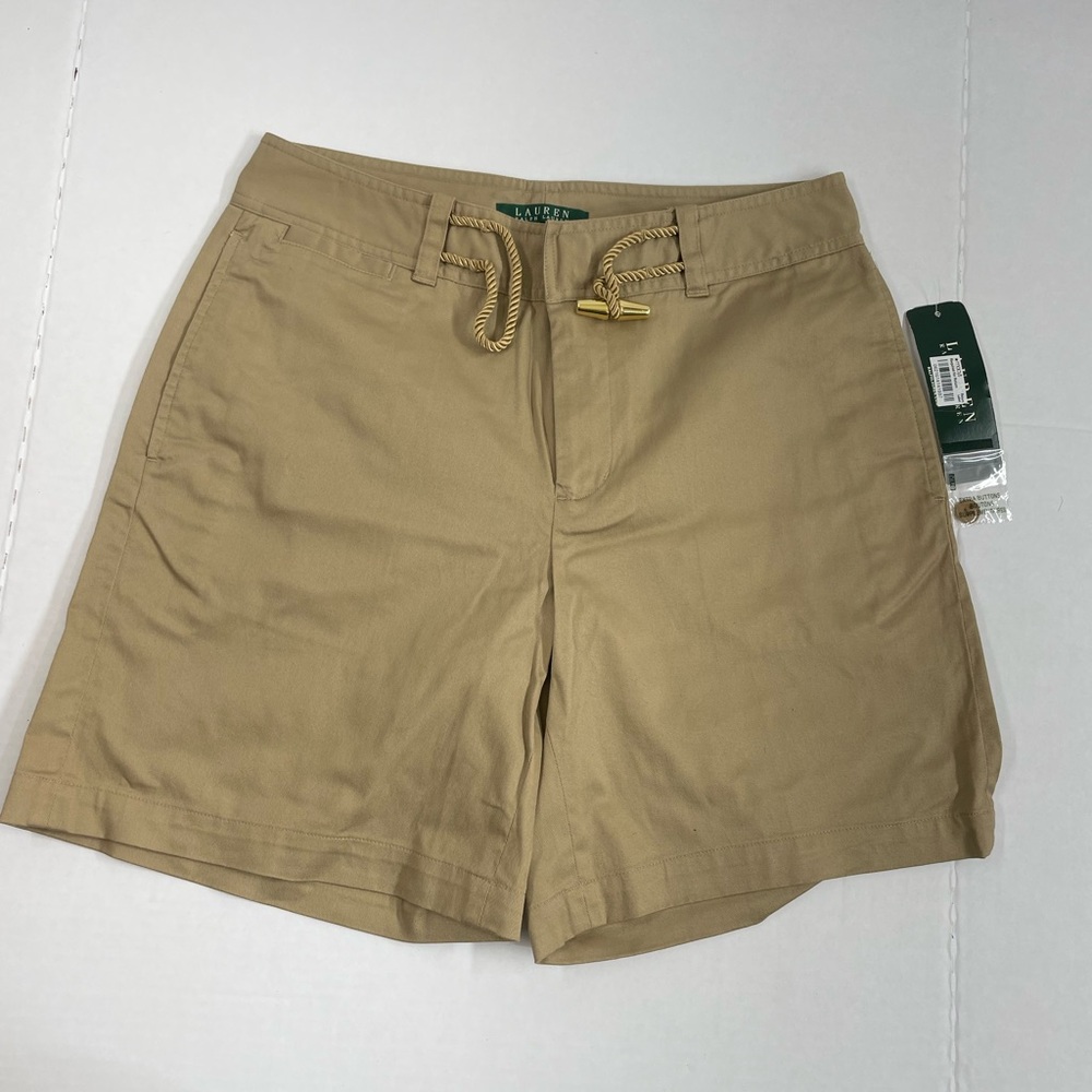 Lauren by Ralph Lauren Tan Women's Cargo Shorts